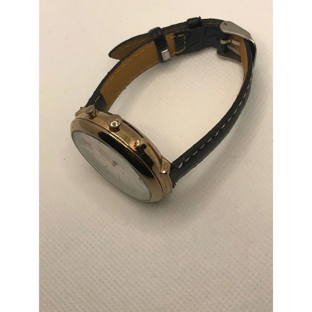 Fossil FTW5021 Women's Black Leather Analog Silver Dial Hybrid Smart Watch HO384
